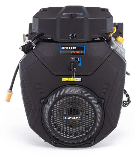 Изображение для Двигатель Lifan LF2V90F 20А (37 лс, 25 мм, электростартер, катушка 20А, механическая заслонка)