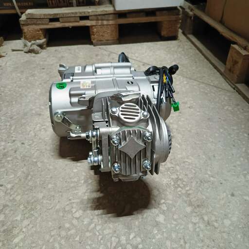 Изображение для Двигатель четырехтактный, 150 см3 (С150, 1P56FMJ), 4МКПП (1-N-2-3-4), электро и кикстартер, педаль как "ЮП5"