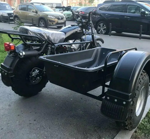 Изображение для Мотоцикл внедорожный СКАУТ-3-125 АП с боковым прицепом и корытом (КОМПЛЕКТ)