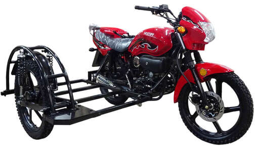 Изображение для Прицеп боковой для мопеда SIGMA (Невозможна регистрация в ГИБДД) (кронштейны под сварку)