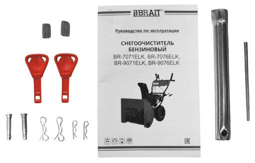 Изображение для Снегоочиститель бензиновый Brait BR-7076ELK (7 лс, электростартер, фара, 6 вперед/2 назад)