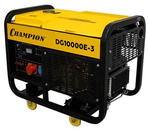 Изображение для Дизельный генератор CHAMPION DG10000E-3 (13.75 кВт, трехфазный)