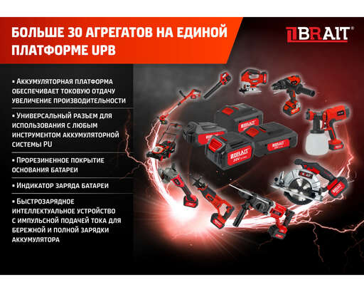 Изображение для Воздуходувка аккумуляторная Brait BCB20-2PU PRO