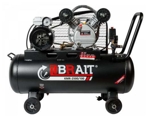 Изображение для Компрессор воздушный BRAIT KMR-2500/100 (2.5 кВт)