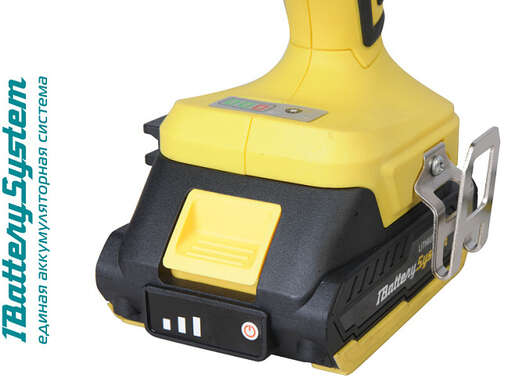 Изображение для Аккумуляторный шуруповерт Hanskonner HCD1855R 1BatterySystem