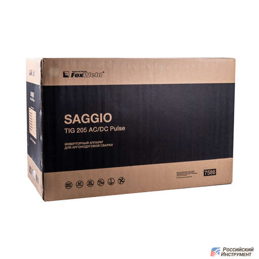 Изображение для Аппарат аргонодуговой сварки Foxweld SAGGIO TIG 205 AC/DC PULSE