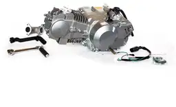 Изображение для Двигатель четырехтактный, 125 см3  YX-125 (поршень 52,4) , МКПП4, все вверх,  нижний электростартер для питбайков, кикстартер