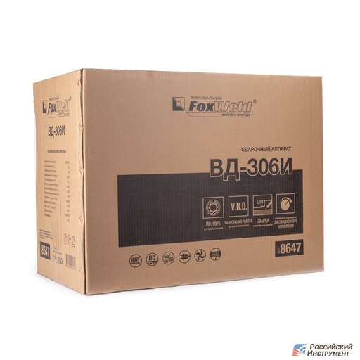 Изображение для Сварочный инверторный аппарат Foxweld ВД-306И (MMA/TIG LIFT)