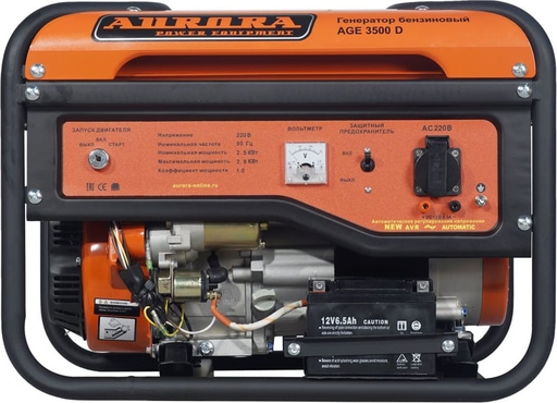 Изображение для Бензогенератор Aurora AGE 3500 D