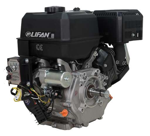 Изображение для Двигатель Lifan KP500E 18А (22 лс, 25 мм, фильтрующий элемент типа "ЗИМА", электростартер, катушка освещения 18А)