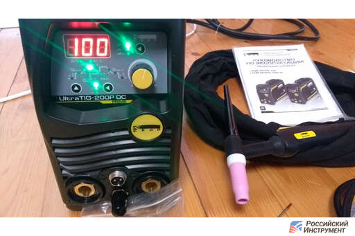 Изображение для Аппарат аргонодуговой сварки КЕДР UltraTIG-200P DC (MMA/TIG)