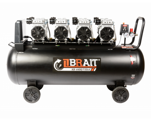 Изображение для Компрессор безмасляный воздушный Brait KB-4400/150Х4 (4.4 кВт)
