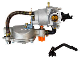 Изображение для Адаптер газовый для бензогенератора с двигателем 168F/168F-2/170F (карбюратор газ-бензин)