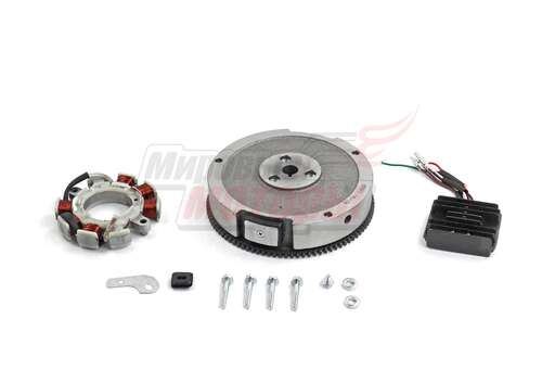Изображение для Комплект электрооборудования для двигателей с электростартером 173FD,177FD для установки катушки 7А (маховик, выпрямитель, катушка)