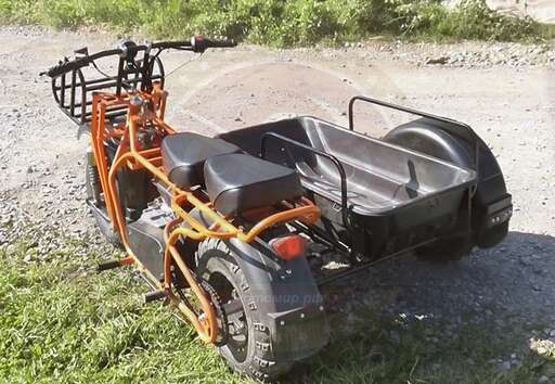 Изображение для Прицеп боковой для мотоциклов СКАУТ-3 (без корыта С ПОДВЕСКОЙ (Невозможна регистрация в ГИБДД)