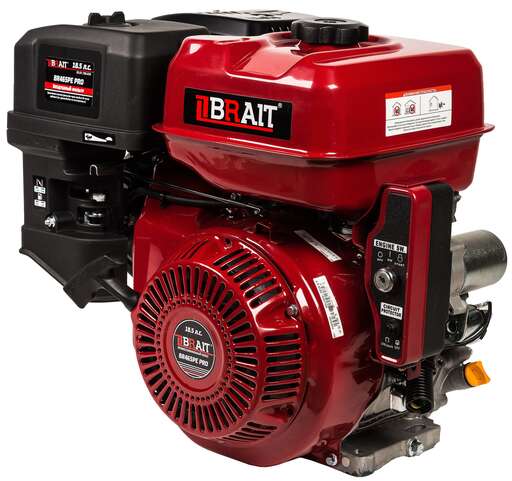 Изображение для Двигатель Brait 465PE PRO 18А (18.5 лс, Ø 25 мм, электростартер, катушка освещения 18А, профессиональный)