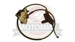 Изображение для Гидравлика передняя в сборе X-MOTOS (L-1100mm, 2 поршня) посад.43мм, склад.ручка  (НАБОР)