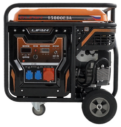 Изображение для Генератор бензиновый Lifan 15000E3A (13 кВт, электростартер, возможность автозапуска)
