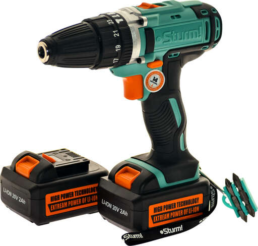 Изображение для Аккумуляторный шуруповерт Sturm! CD3220LI