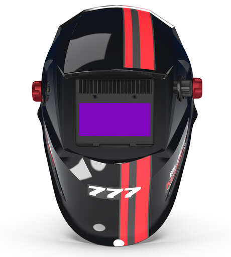 Изображение для Маска сварщика хамелеон BLACK MASK c АСФ 777 51ST777SS (с наклейками)
