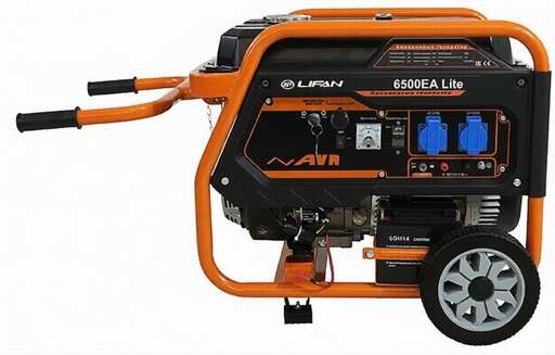 Изображение для Генератор Lifan 6500EA Lite (5.5 кВт, электростартер)