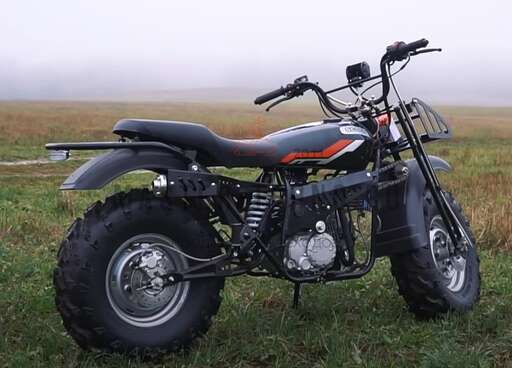 Изображение для Мотоцикл внедорожный СКАУТ-5 (ПОЛНЫЙ ПРИВОД) колеса 10" (резина 23х7-10")