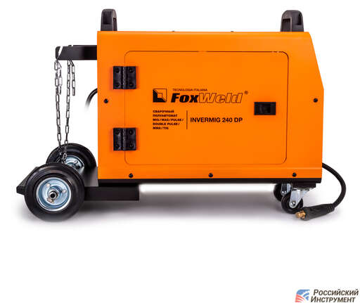 Изображение для Сварочный полуавтомат Foxweld INVERMIG 240 DP (импульсный, синергетик, алюминий, MMA/MIG-MAG/MIG PULSE/MIG DOUBLE PULSE/TIG LIFT/TIG PULSE/SPOT)