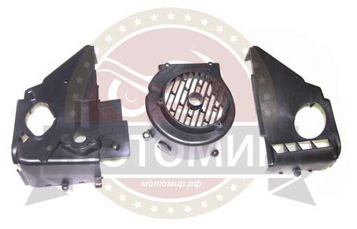 Изображение для Кожух охлаждения цилиндра 4х такт. в сборе GY6-125/150 см3 152QMI, 157QMJ (+кожух крыльчатки 94695)