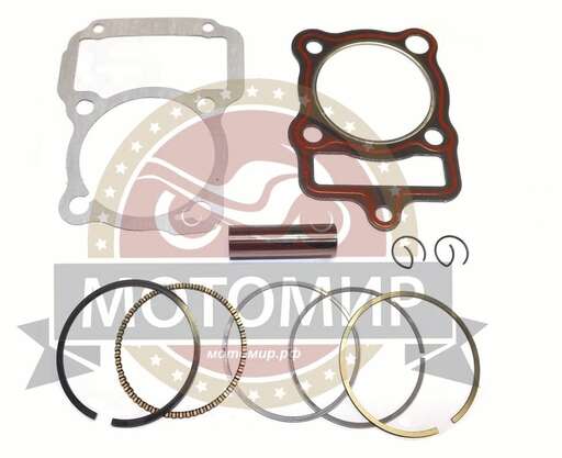 Изображение для Цилиндр в сборе с поршнем CG150 см3 62,00мм 162FMJ (H98мм, h69мм, палец 15мм)
