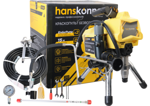 Изображение для Краскопульт электрический безвоздушный  Hanskonner HSG9663B