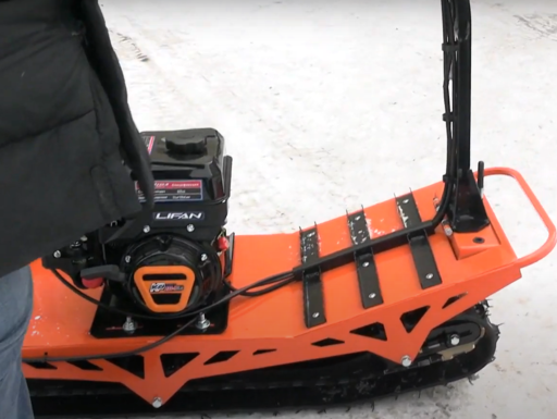 Изображение для Мотосноуборд ИСКРА-1 (Ижтехмаш) (8 лс,редуктор автоматического сцепления, фара, фаркоп, тормоз)