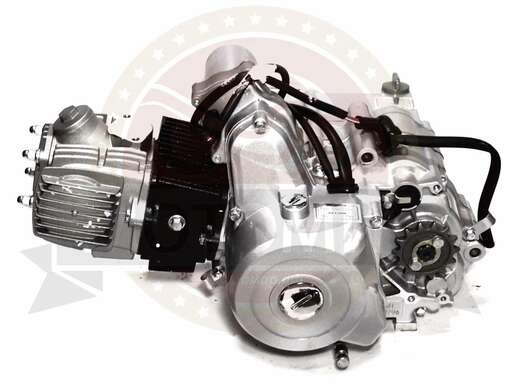 Изображение для Двигатель 4т. 125 см3 (С120, 1P52, марк 1Р39) АЛЬФА горизонтальный, 4МКПП по кругу, педаль ПЛ