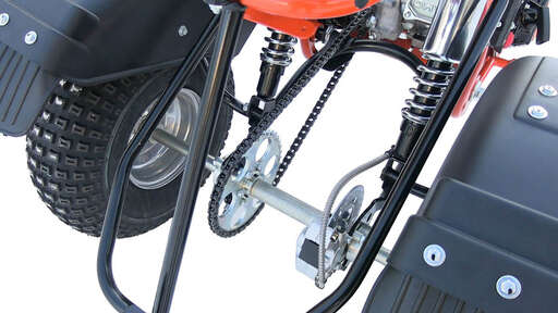 Изображение для Трицикл ТРИТОН 2, САФАРИ-3LЕ-8+ ( 8 лс (KP230), длинное седло, сзади два амортизатора Урал)