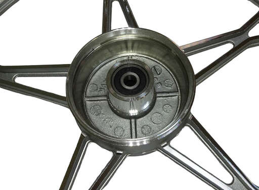 Изображение для Обод 17" задний литой, барабан. тормоз 1,4-17  Альфа, Дельта, Zodiak (стандарт серебристый)