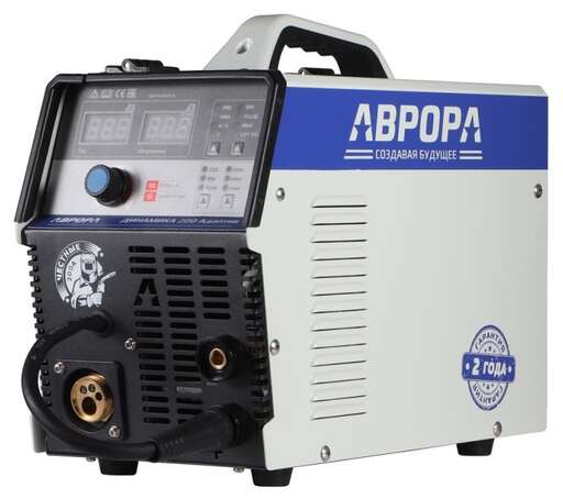 Изображение для Инверторный сварочный полуавтомат АВРОРА Динамика 200 АДАПТИВ (MMA/MIG-MAG/TIG LIFT, синергетическое управление, алюминий)