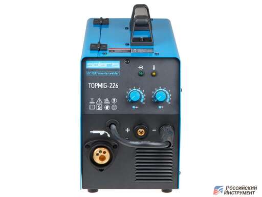 Изображение для Сварочный полуавтомат Solaris TOPMIG-226 (MIG-MAG, горелка 5 м)