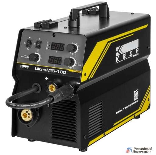Изображение для Сварочный полуавтомат КЕДР UltraMIG-180 (MMA, MIG/MAG, Lift TIG)