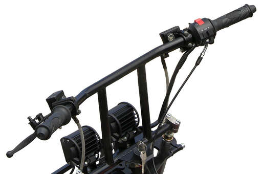 Изображение для Мотоцикл СКАУТ-7 БОЦМАН 2 (9 лс, KP230-R 7A PRO, колеса GIANT, ФАРА, электро и кик-стартер, передняя и задняя подвеска)