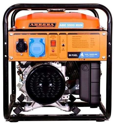 Изображение для Бензогенератор Aurora ABE 5500 RUN (бензин/газ)