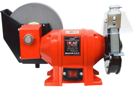 Изображение для Станок точильный угловой  Brait BSM-200N (400Вт, 150х20х12,7мм; 200х40х20мм, 2840 об/мин) 