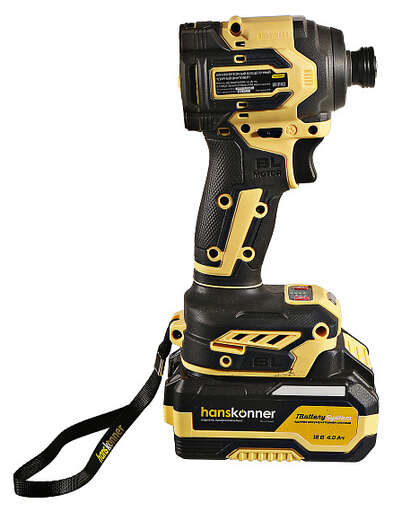 Изображение для Аккумуляторный ударный винтоверт Hanskonner HCD20280BLC 1BatterySystem