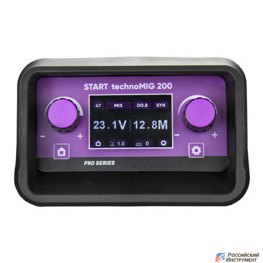Изображение для Сварочный полуавтомат START PRO 200 technoMIG (синергетическое управление, MMA/MIG-MAG/TIG LIFT)