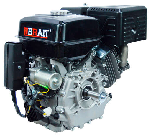 Изображение для Двигатель бензиновый Brait  BR465PE18A (18.5 лс, электростартер, катушка 18А, 25 мм)