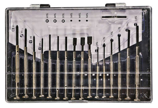 Изображение для Набор часовых отверток, 16 шт, CrV Sturm!