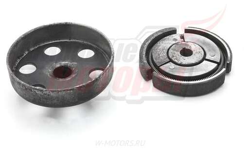 Изображение для Сцепление в сборе ВелоМотор 72 центробежное (для автом. сцепл.)