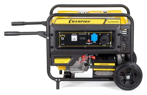 Изображение для Бензиновый генератор CHAMPION GG7001EW (7.5 кВт, электростартер)