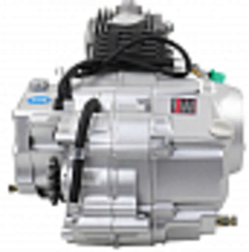 Изображение для Двигатель 153FMI (YX125) нижний эл.стартер, масляное охлаждение (радиатор, патрубки, педаль п/п, кикстар)