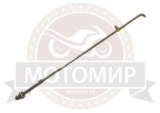 Изображение для Тяга заднего тормоза HUNTER в сборе с пружиной и гайкой (485 мм) (Пр)