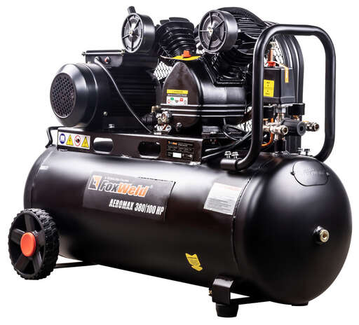 Изображение для Компрессор масляный ременной AEROMAX 380/100 HP  (2.2 кВт)