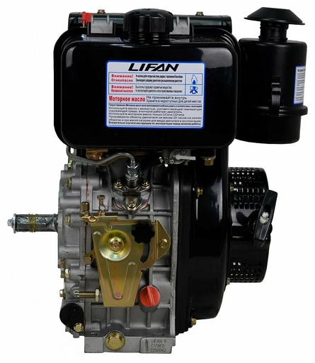 Изображение для Двигатель дизельный Lifan C178FD 6А (6 лс, 25 мм, электростартер, катушка 6 ампер)